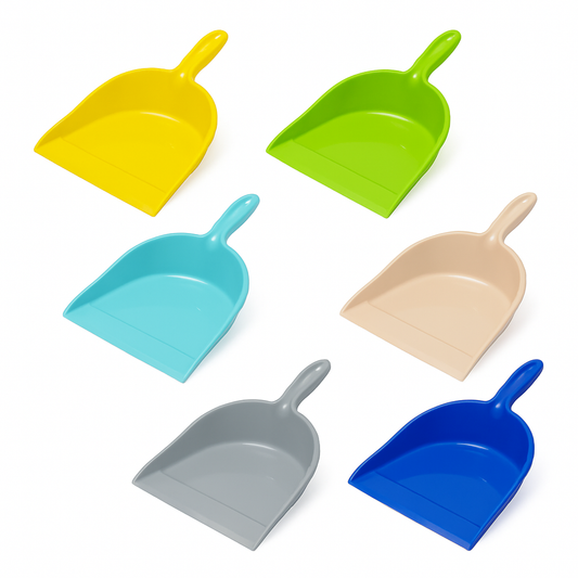 Flexible & Durable Dustpan – Assorted Colors