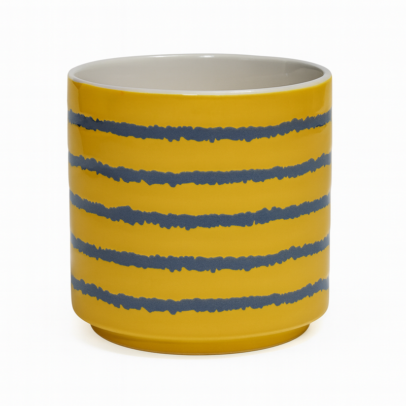 Mug Aesthetic – Blue, Yellow & Pink (400 ml) - Habitt