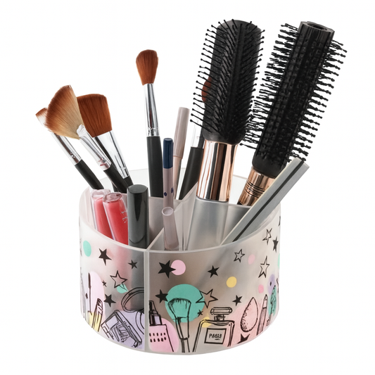 Beauty Organizer – Round Acrylic Makeup Holder