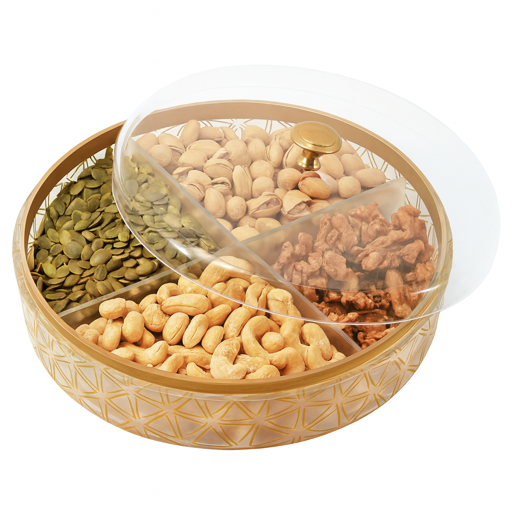Khaas Daan Spinning Dish – Small Frosted (24 cm)