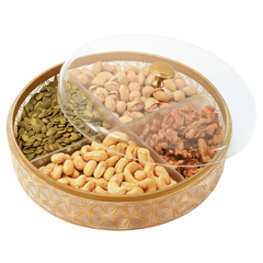 Khaas Daan Spinning Dish – Small Frosted (24 cm)