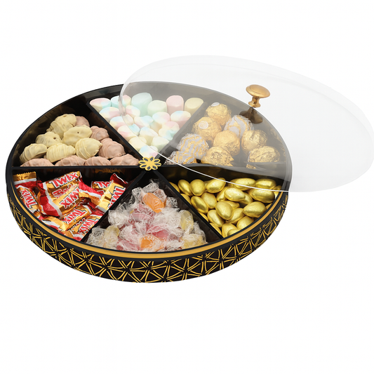 Khaas Daan Spinning Dish  – Large Black (30 cm)