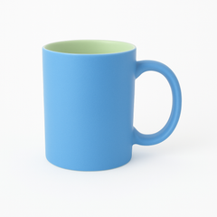 Colorful Ceramic Mug Set – 350ml Coffee & Tea Cups in Sea Green, Pink, Yellow, Peach, Light Blue & Black