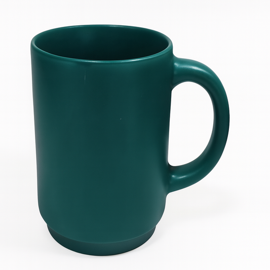 Classic Ceramic Mug – 330ml Coffee & Tea Cup in Green