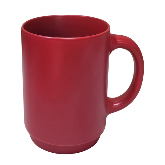 Classic Ceramic Mug – 330ml Coffee & Tea Cup in Mehroon