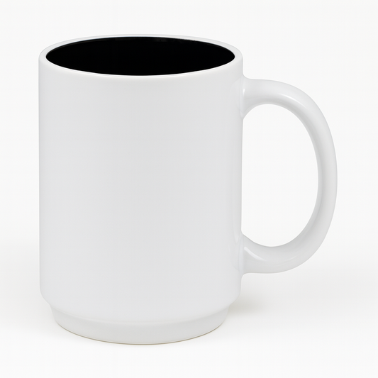 Classic Ceramic Mug – 330ml Coffee & Tea Cup in White