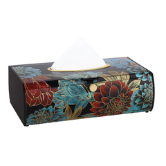 Tissue Box Trove – Elegant Floral Decorative Tissue Holder