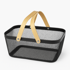 Fruit Basket with Bamboo Handle – 16 × 7 Inch