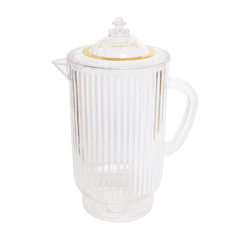 Ripple Acrylic Jug 2500 ml – Elegant Transparent Water & Beverage Pitcher with Lid