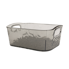 Acrylic Wavy Organizer with Handles – Clear Storage Box (Small & Large)