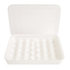 Egg Storage Box with Lid – 34 Egg Holder Container for Refrigerator