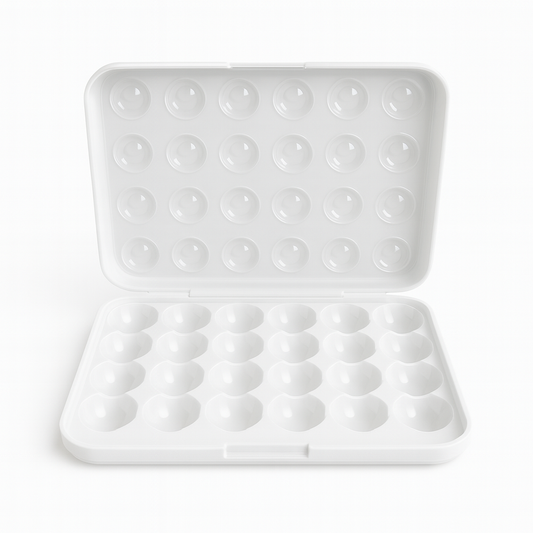 Egg Storage Box with Lid – 24 Egg Holder Container for Refrigerator