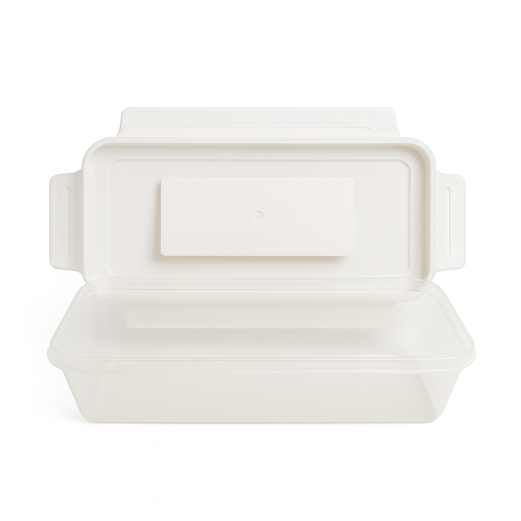 Rectangular Deep Storage Box with Lid – Clear Multipurpose Organizer