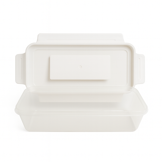 Rectangular Deep Storage Box with Lid – Clear Multipurpose Organizer