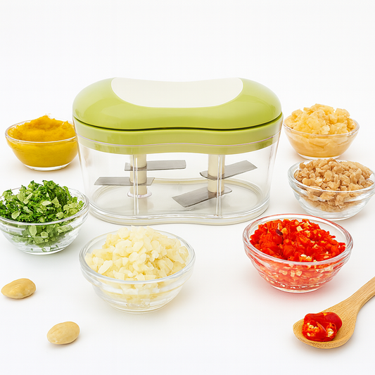 Slide Cutter – Manual Vegetable & Food Chopper with Push Mechanism