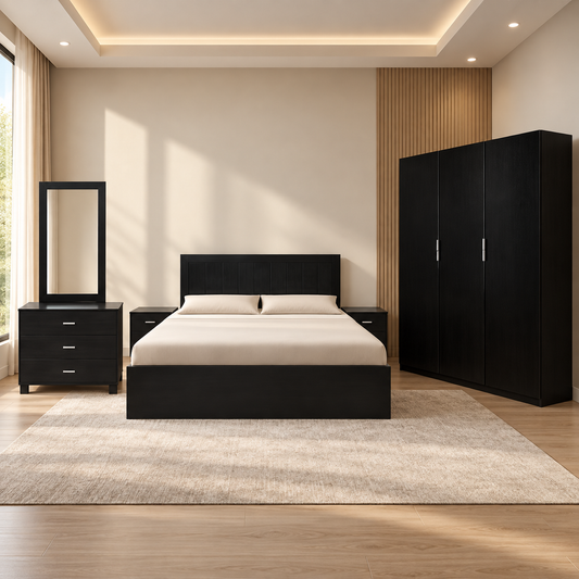 Blair Bundle - Bed, Dresser & 3 Door wardrobe