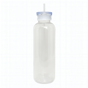 Bolicha Double Cap Bottle with Straw – 500ml / 750ml - Habitt