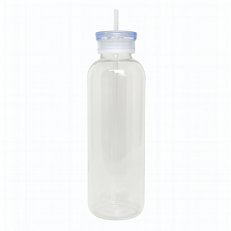 Bolicha Double Cap Bottle with Straw – 500ml / 750ml - Habitt