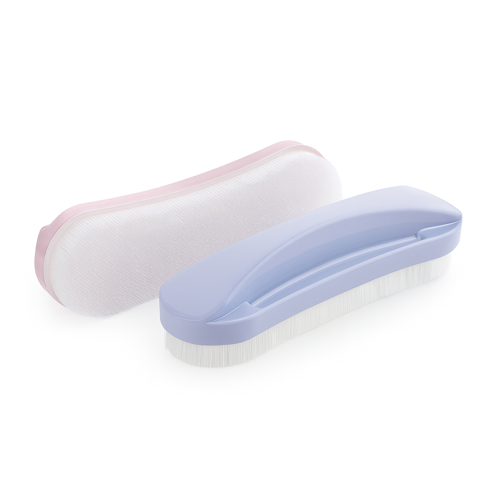Soft Cloth Brush “Curve” — Multi-Purpose Cleaning Brush for Clothes & Household Use