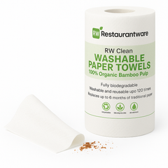 Kitchen Wear Microfiber Tear-Away Towel Roll – 25 Ends, Reusable & Super Absorbent