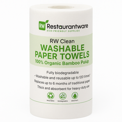 Kitchen Wear Microfiber Tear-Away Towel Roll – 25 Ends, Reusable & Super Absorbent