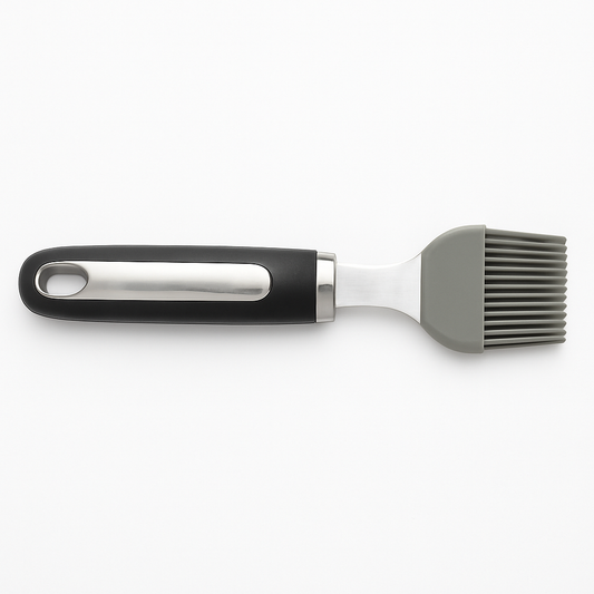 Heat-Resistant Silicone Basting Brush – Non-Stick Oil & Pastry Brush with Ergonomic Handle for Baking & BBQ