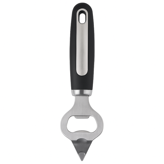 Heavy Duty Stainless Steel Can Opener – Ergonomic Non-Slip Handle for Smooth & Safe Can Opening