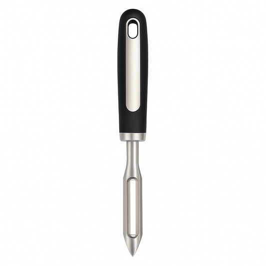 Stainless Steel Flat Vegetable Peeler – Ergonomic Non-Slip Handle for Fruits & Vegetables
