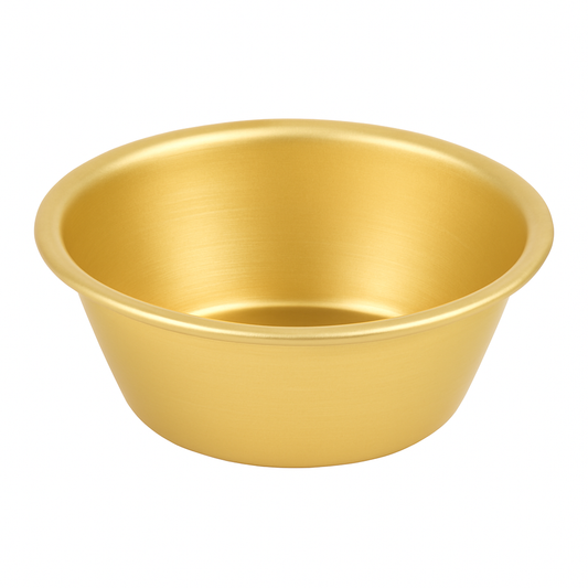 Premium Gold Finish Stainless Steel Bowls – 7 cm & 8 cm Multipurpose Serving Bowls for Kitchen & Dining