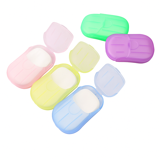 Travel Paper Soap – Compact Cleanliness On-the-Go (ASSORTED)