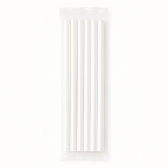 Plastic Straw Set – Pack of 6 Reusable Drinking Straws