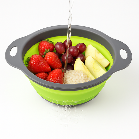 Collapsible Drain Basket – Multipurpose Folding Colander (2 Sizes)