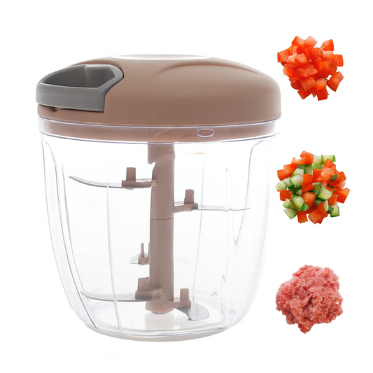 EOTIA Manual Food Chopper – 900ml Hand‑Pull Vegetable & Fruit Dicer