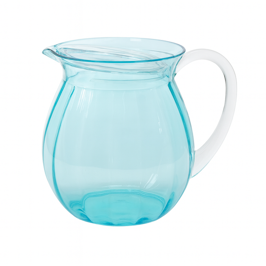 Sky Blue Lassi Jug with Lid – 6 Piece Set