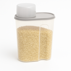 Large Airtight Cereal Jar – Big Food Storage Container with Measuring Cap