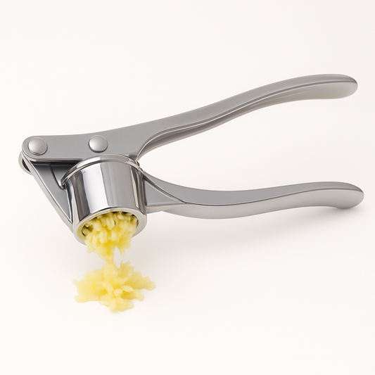 Stainless Steel Garlic Press – Heavy-Duty Crusher Tool