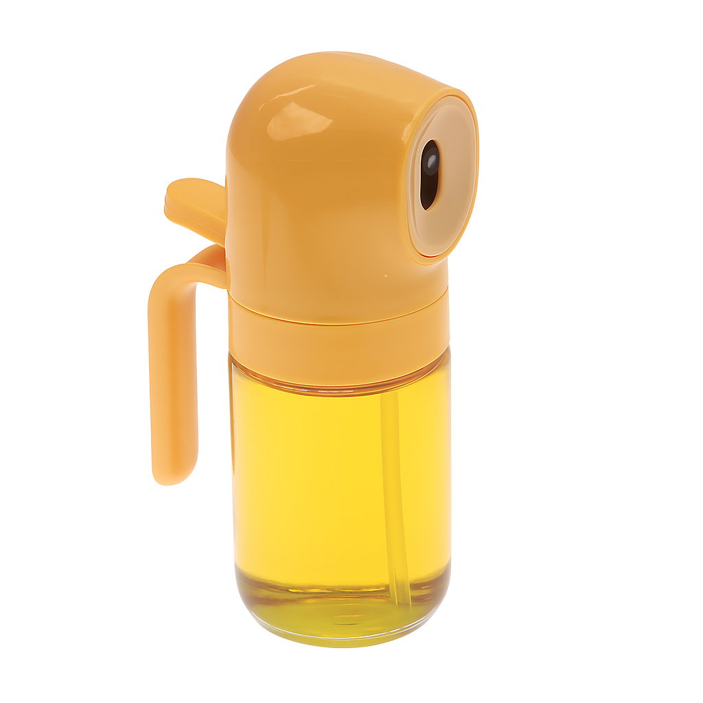 Glass Oil Spray Bottle – Refillable Dispenser for Cooking, Baking & Grilling