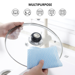50-Piece Heavy Duty Kitchen Cleaning Wipes – Multi-Purpose, Lint-Free & Reusable