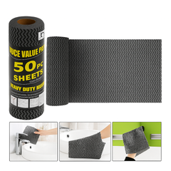 50-Piece Heavy Duty Kitchen Cleaning Wipes – Multi-Purpose, Lint-Free & Reusable