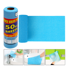 50-Piece Heavy Duty Kitchen Cleaning Wipes – Multi-Purpose, Lint-Free & Reusable - Habitt