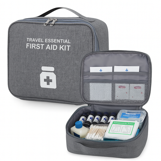 Portable First Aid Medicine Storage Bag – Travel Emergency Organizer
