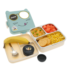Laxon Steel Lunch Box – Cute, Compact & Leak-Proof
