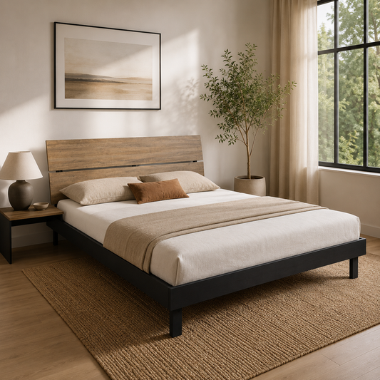 Shane - Bed  & 2 sides table
