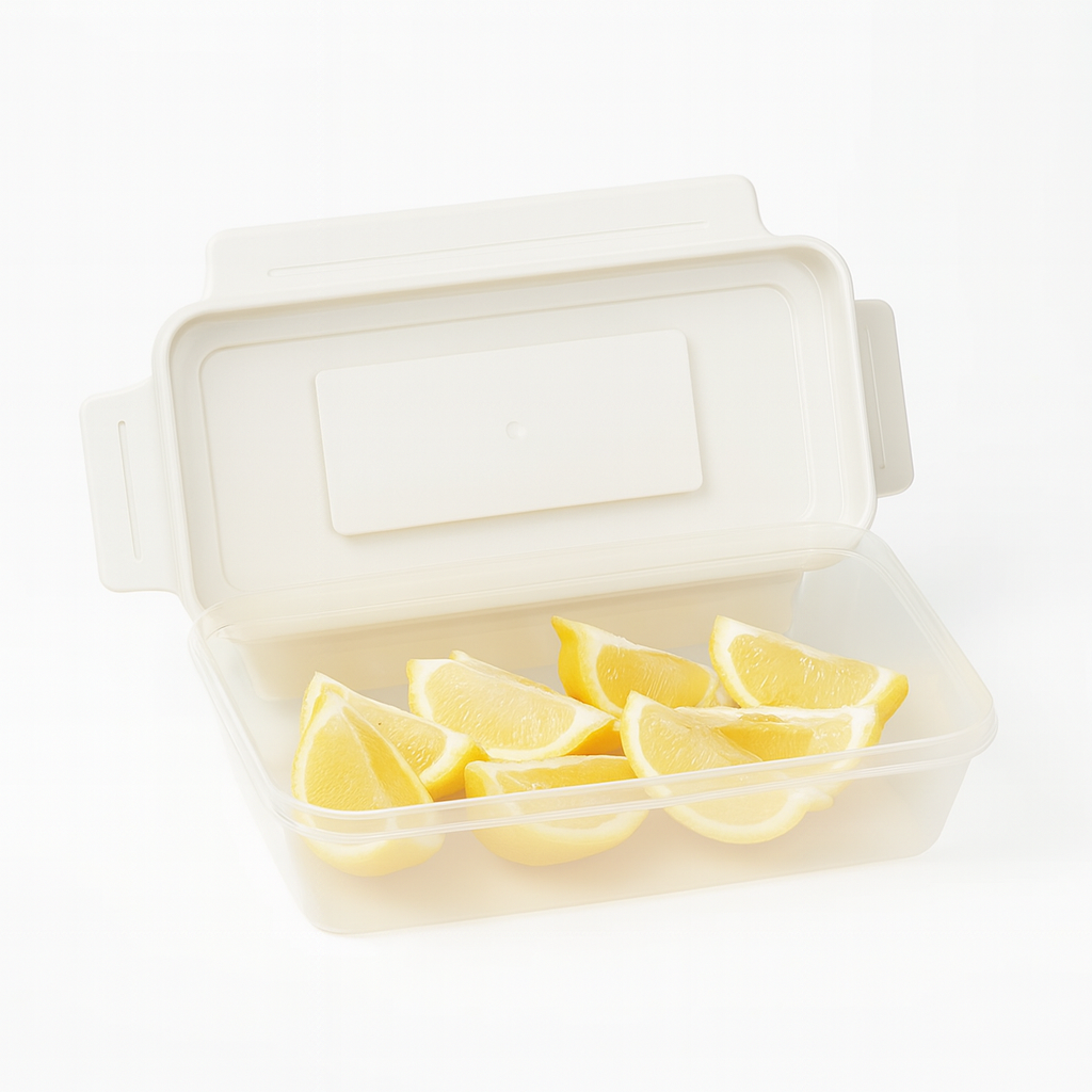 Rectangular Deep Storage Box with Lid – Clear Multipurpose Organizer - Habitt