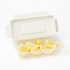 Rectangular Deep Storage Box with Lid – Clear Multipurpose Organizer - Habitt