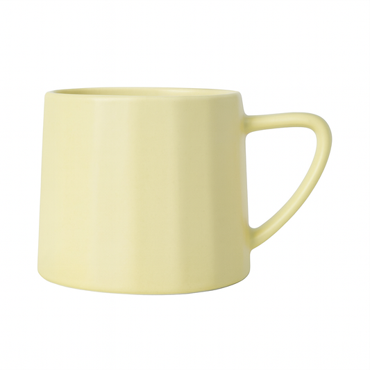 420ML Matte Pastel Ceramic Mugs – Yellow