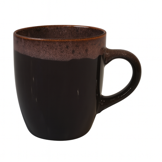 Handcrafted Reactive Glaze Ceramic Mug – Luxury Stoneware Coffee & Tea Cup in Purple