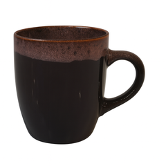 Handcrafted Reactive Glaze Ceramic Mug – Luxury Stoneware Coffee & Tea Cup in Purple