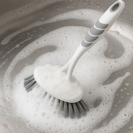 Sink Cleaning Brush TP 331 Heavy Duty Kitchen Brush with Ergonomic Handle for Dishes, Sinks & Utensils