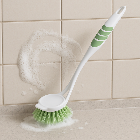 Sink Brush TP-335 – Long Handle Kitchen Cleaning Brush with Stiff Bristles for Dishes, Utensils & Sink